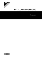 Daikin BYFQ60B2W1 Installatiehandleiding