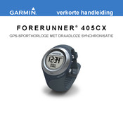 Garmin Forerunner 405cx Verkorte Handleiding