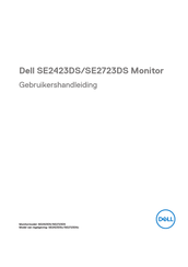 Dell SE2723DS Gebruikershandleiding