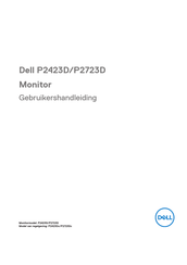 Dell P2723D Gebruikershandleiding