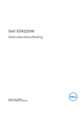 Dell S3422DW Gebruikershandleiding