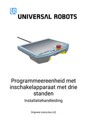 Universal Robots 3PE TEACH PENDANT Installatiehandleiding