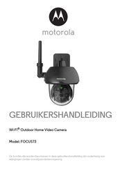 Motorola FOCUS73 Gebruikershandleiding