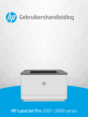 HP LaserJet Pro 3008 Series Gebruikershandleiding