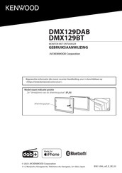 Kenwood DMX129DAB Gebruiksaanwijzing