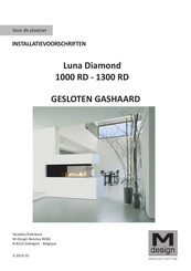 M Design Luna Diamond 1000 RD Gebruikershandleiding