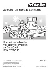 Miele KFN 37282 iD Gebruiks- En Montage-Aanwijzing