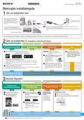 Sony SA-NS410 Beknopte Installatiegids