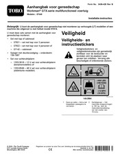 Toro Workman GTX Series Installatie-Instructies