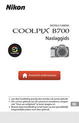 Nikon COOLPIX B700 Naslaggids