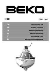 Beko FSA21300 Gebruiksaanwijzing