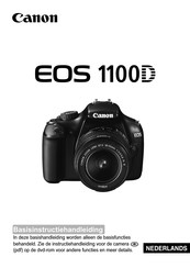 Canon EOS 1100D Basisinstructiehandleiding