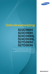 Samsung S27D390H Gebruiksaanwijzing