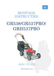 OREC GR537PRO Montagehandleiding