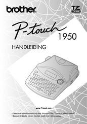 Brother P-touch 1950 Handleiding