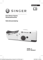 Singer ZDML-2 Gebruiksaanwijzing