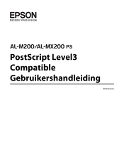 Epson AL-M200 Gebruikershandleiding