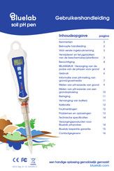 bluelab soil pH pen Gebruikershandleiding