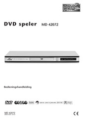 Medion Pro 2 MD 42072 Bedieningshandleiding