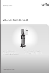 Wilo Helix EXCEL 22 Inbouw- En Bedieningsvoorschriften