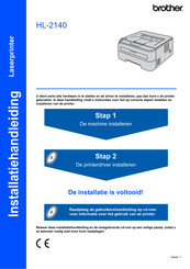 Brother HL-2140 Installatiehandleiding