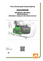 Amazone UX Super CP Plus Gebruiksaanwijzing