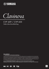 Yamaha Clavinova CVP-605 Gebruikershandleiding