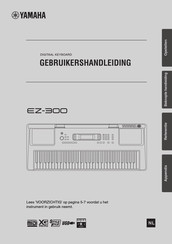 Yamaha EZ-300 Gebruikershandleiding