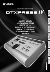 Yamaha DTXPRESS IV Gebruikershandleiding