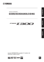 Yamaha PSR-I300 Gebruikershandleiding