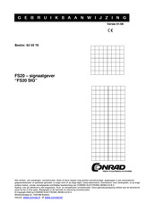 Conrad FS20 SIG Gebruiksaanwijzing