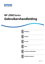 Epson WF02960 Series Gebruikershandleiding