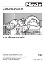 Miele G653 Gebruiksaanwijzing