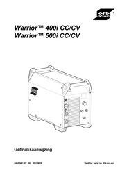 ESAB Warrior 400i CC/CV Gebruiksaanwijzing