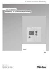 Vaillant VRT 35 Installatie- En Onderhoudshandleiding