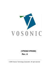 Vosonic VP8360 Handleiding