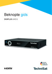 TechniSat DIGIPLUS UHD S Beknopte Gids