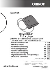 Omron HEM-RML31 Gebruiksaanwijzing