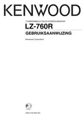 Kenwood LZ-760R Gebruiksaanwijzing