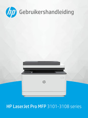 HP LaserJet MFP 3101 Series Gebruikershandleiding