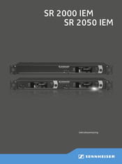 Sennheiser SR 2050 IEM Gebruiksaanwijzing