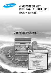 Samsung MAX-N25 Gebruiksaanwijzing