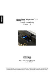 PianoDisc QuietTime Magic Star V5 Gebruiksaanwijzing