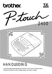 Brother P-touch 2400 Handleiding