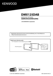 Kenwood DMX125DAB Gebruiksaanwijzing