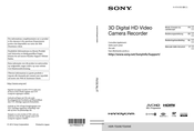 Sony HANDYCAM HDR-TD20E Bedieningshandleiding