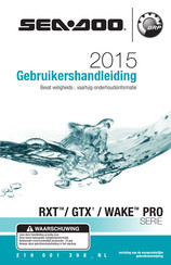 BRP sea-doo GTX Series 2015 Gebruikershandleiding