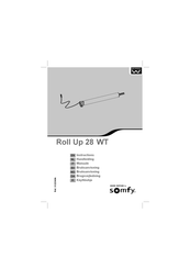 SOMFY Roll Up 28 WT Handleiding