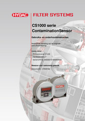 Hydac ContaminationSensor CS1000 Series Gebruiks- En Onderhoudshandleiding