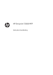 HP DesignJet T2600 MFP Gebruikershandleiding